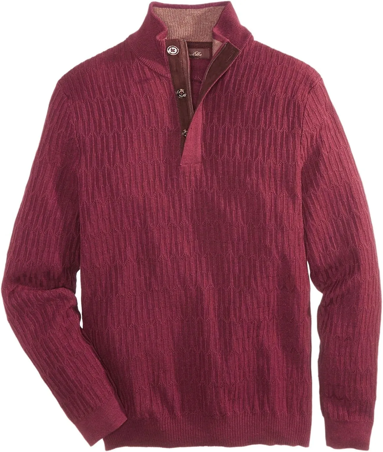 Tasso Elba Mens 3 Button Pullover Sweater