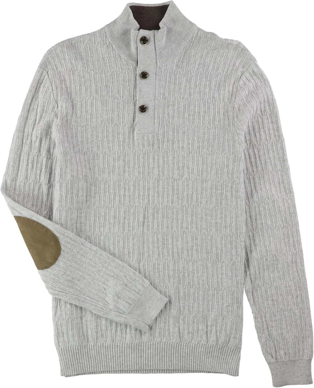 Tasso Elba Mens 3 Button Pullover Sweater
