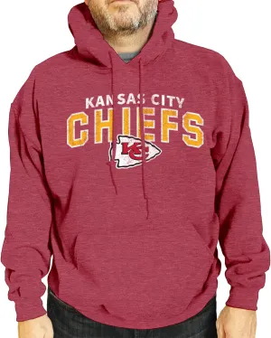 Team Fan Apparel NFL Adult Unisex Starting Fresh Ultra Soft Fleece Hooded Sweatshirt, Heathered Football Hoodie