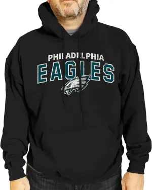 Team Fan Apparel NFL Adult Unisex Starting Fresh Ultra Soft Fleece Hooded Sweatshirt, Heathered Football Hoodie