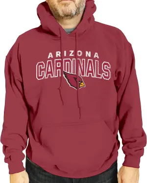 Team Fan Apparel NFL Adult Unisex Starting Fresh Ultra Soft Fleece Hooded Sweatshirt, Heathered Football Hoodie