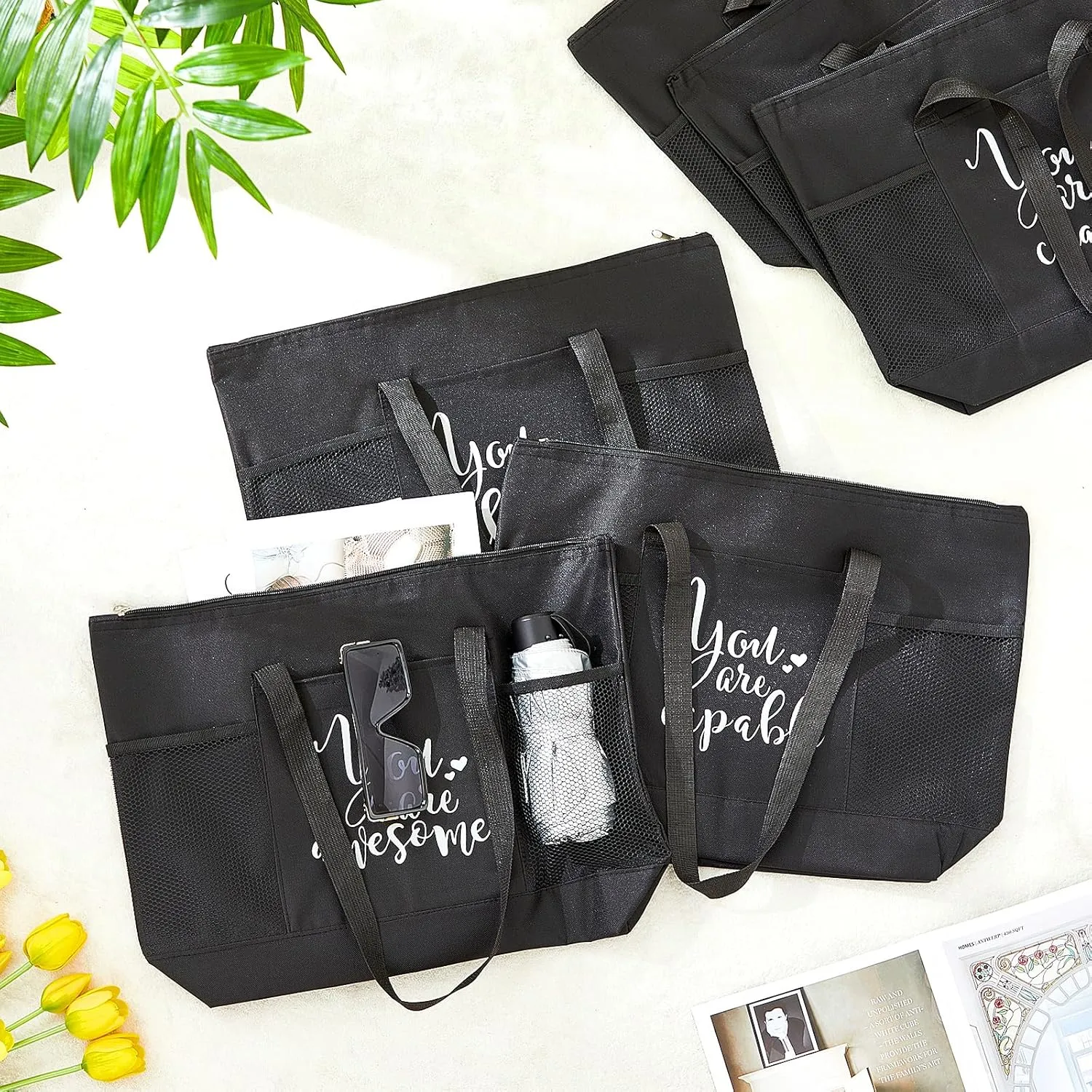 Thank You Tote Bags Bulk Employee Appreciation Gifts for Women Nurse Teacher Team Group
