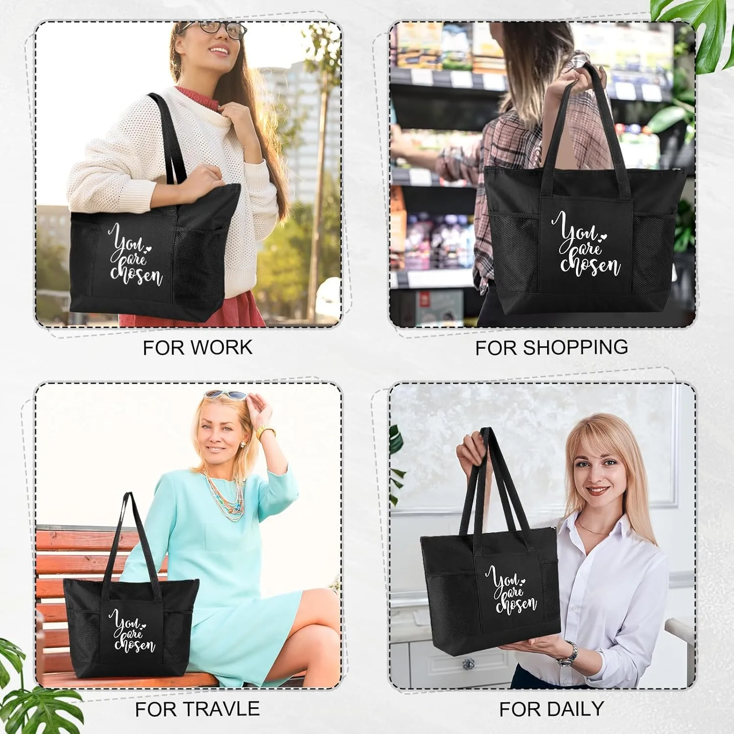 Thank You Tote Bags Bulk Employee Appreciation Gifts for Women Nurse Teacher Team Group