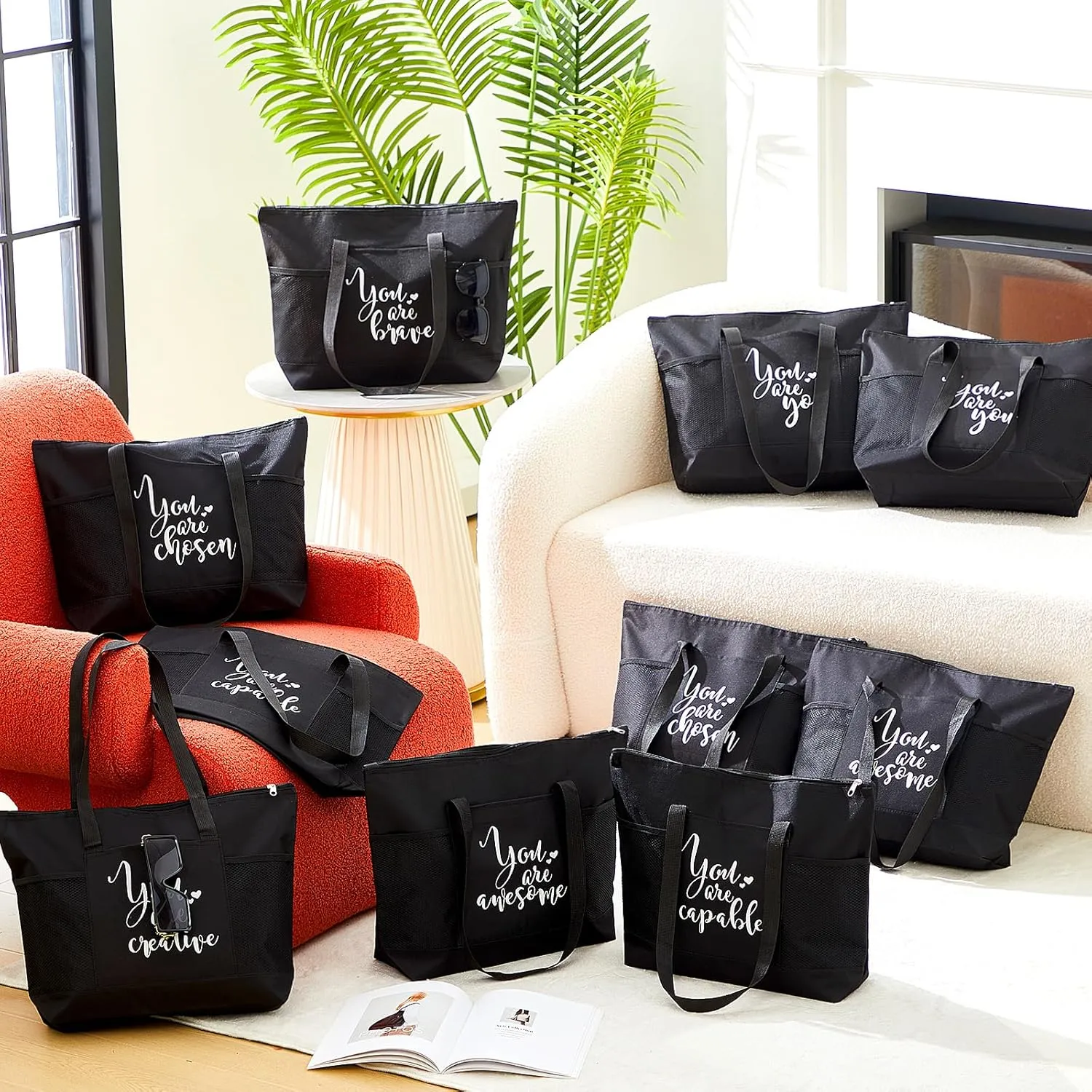 Thank You Tote Bags Bulk Employee Appreciation Gifts for Women Nurse Teacher Team Group