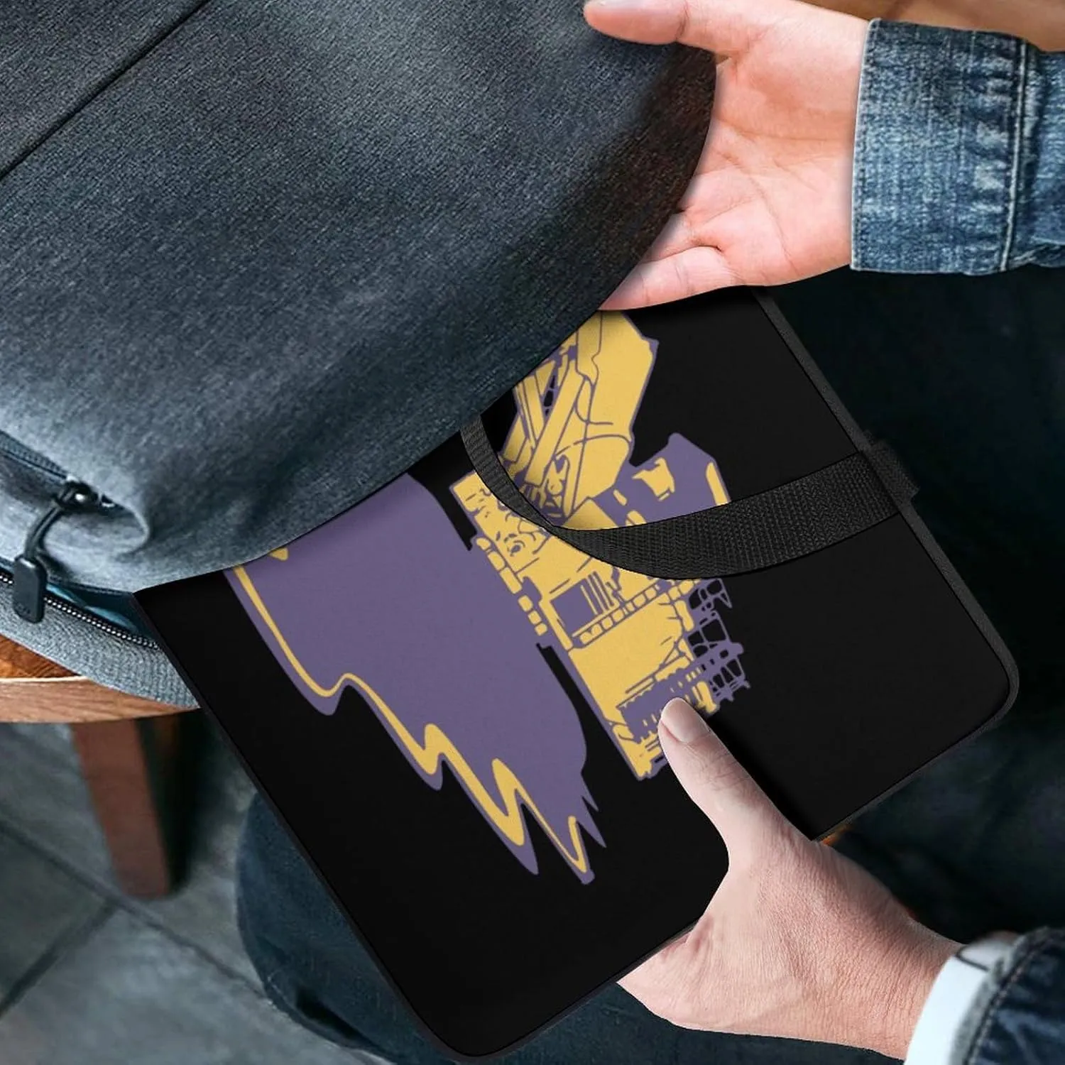 The Excavator Melt Laptop Bag Lightweight Computer Bag Laptop Carrying Case Handbag for Work Business