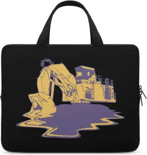 The Excavator Melt Laptop Bag Lightweight Computer Bag Laptop Carrying Case Handbag for Work Business