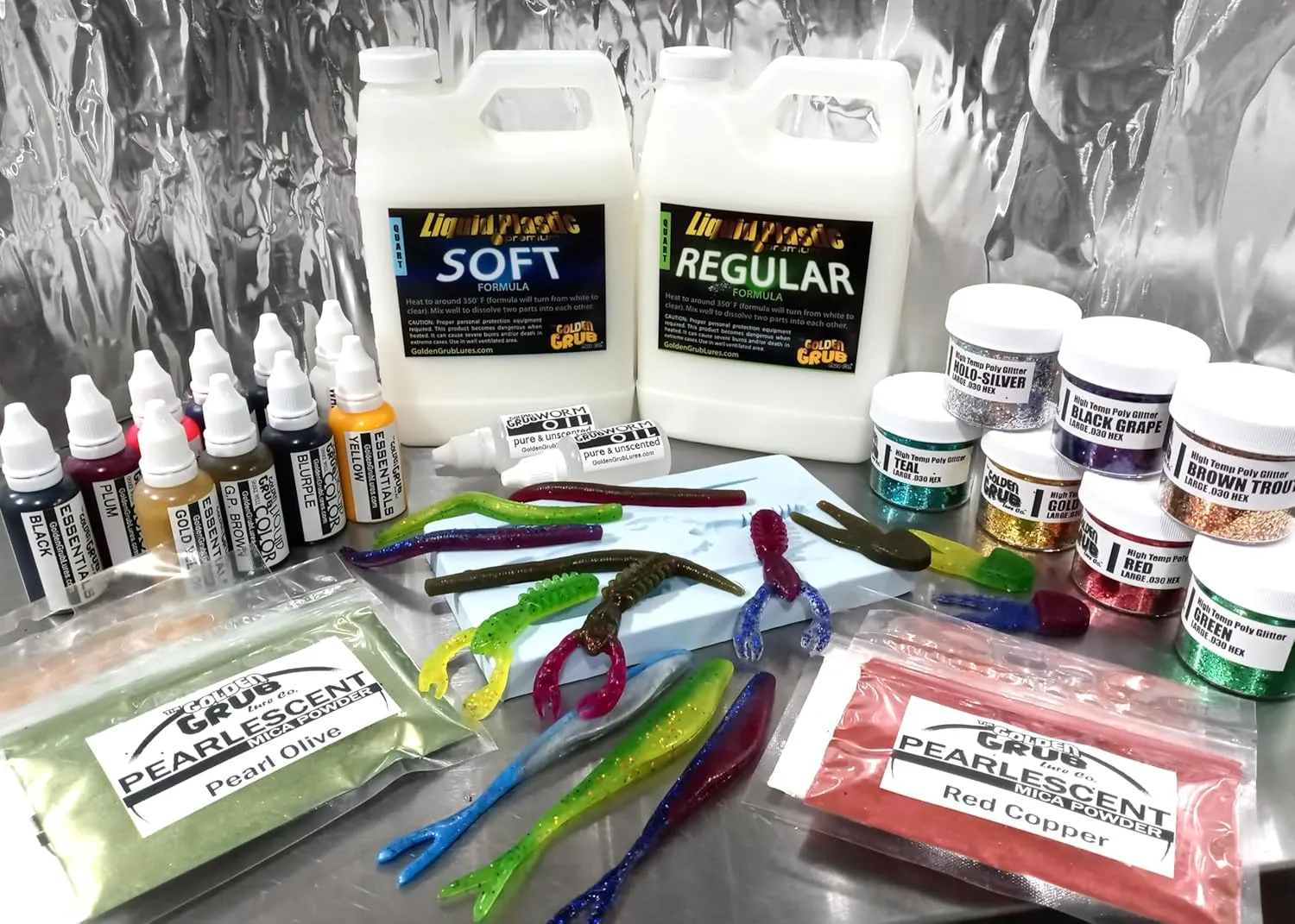 The Golden Grub Lure Co. - Super Starter Set - Mega Mold