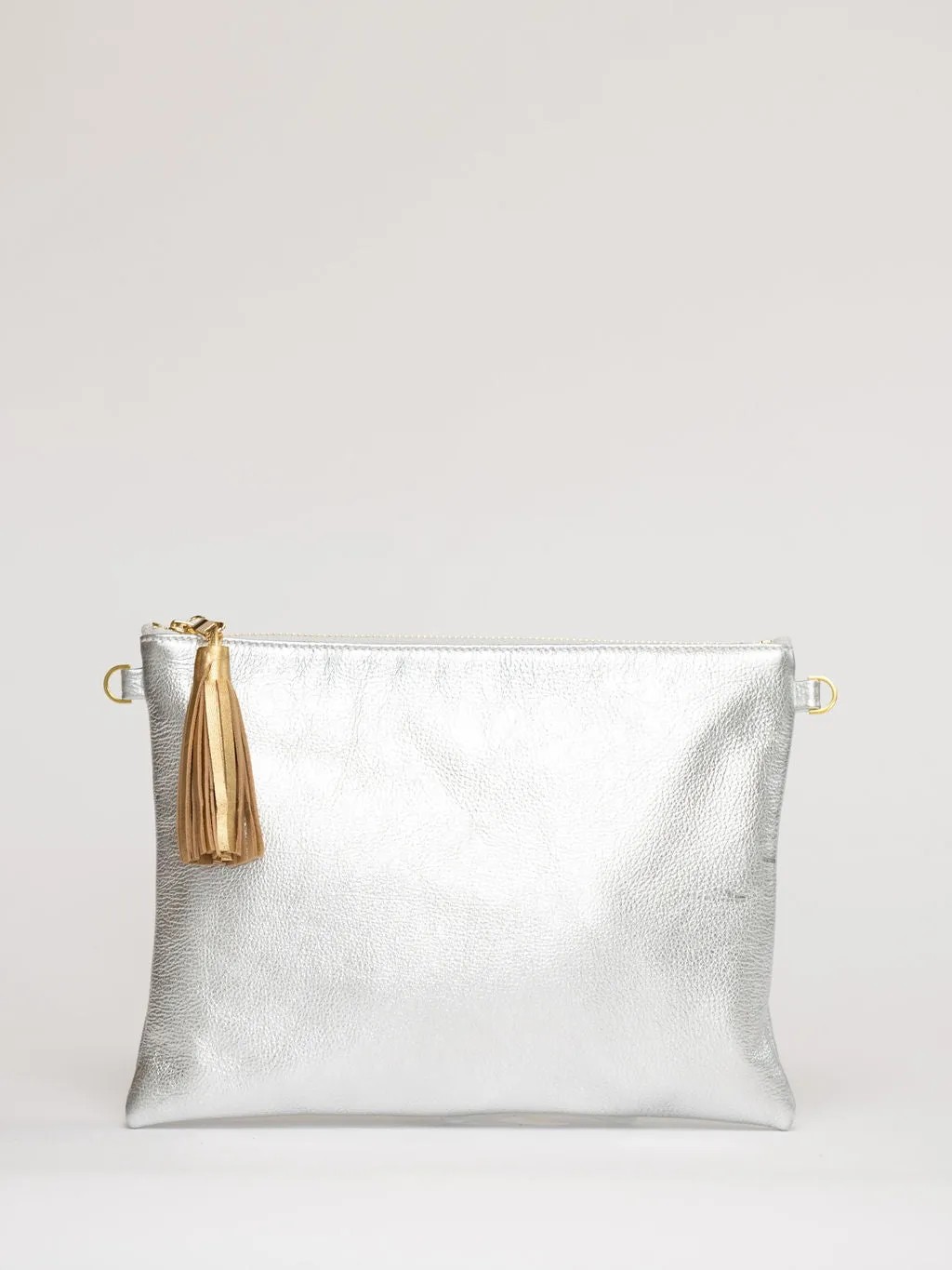 The Sconset Clutch   Crossbody Bag | Silver