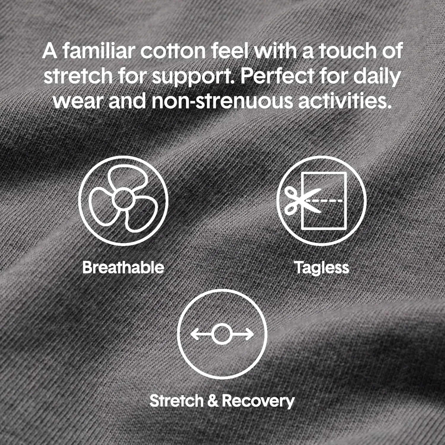 Tommy John Men’s Trunk 4” Underwear - Cotton Basics Boxers with Supportive Contour Pouch -Naturally Breathable Stretch Fabric