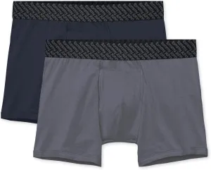 Tommy John Men’s Trunk 4” Underwear - Cotton Basics Boxers with Supportive Contour Pouch -Naturally Breathable Stretch Fabric
