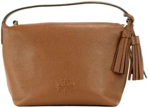 Tory Burch 86844 Moose Brown With Gold Hardware Thea Slouchy Women's Small Shoulder Bag