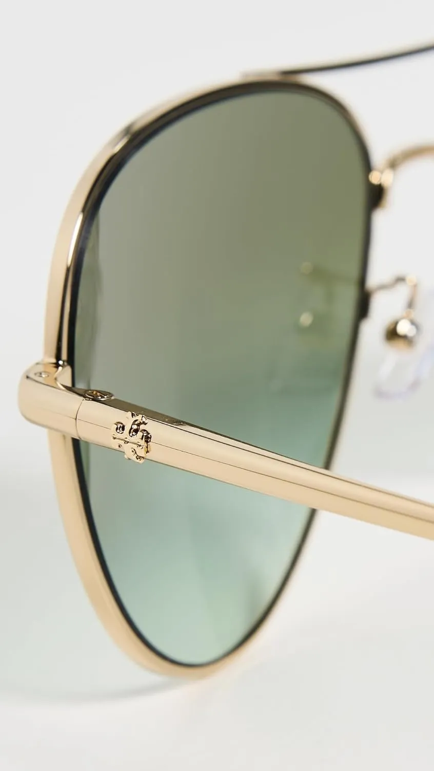Tory Burch Women's Aviator Sunglasses