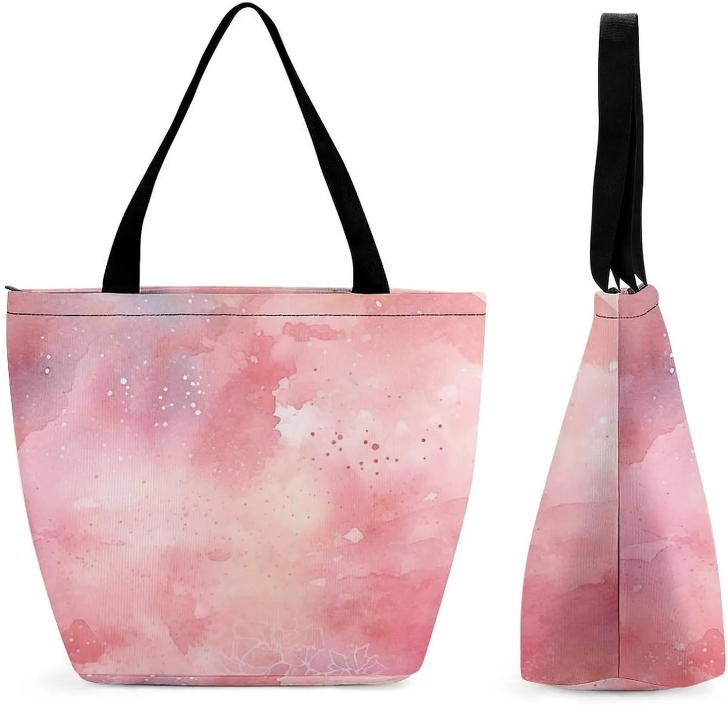 Tote Bag for Women Grocery Bag Golden Retriever Dog Foldable Shopping Bags Reusable Large Tote Bag