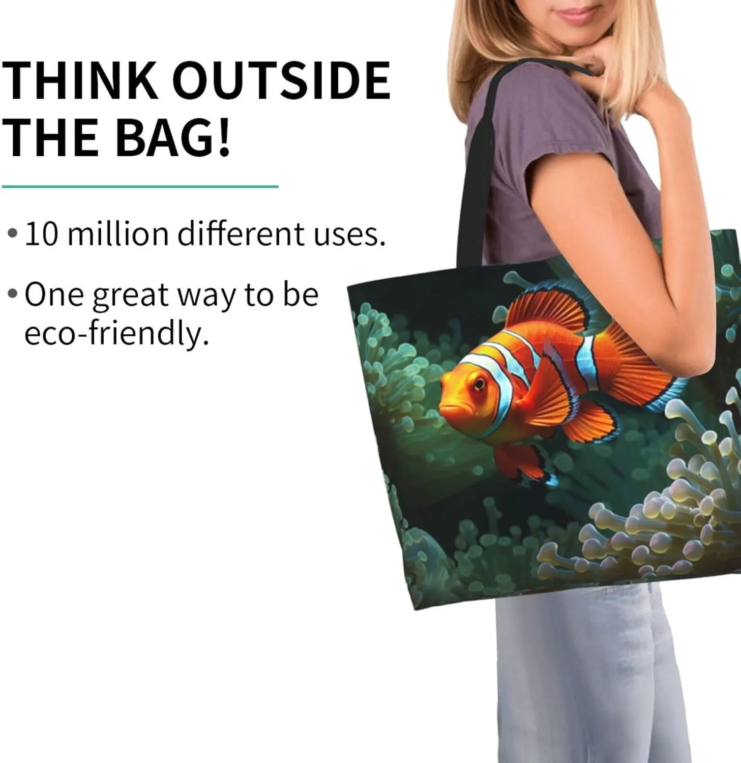 Tote Bag for Women Grocery Bag Reusable Shopping Bag Math question Handbag Foldable Shoulder Bag