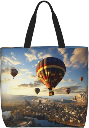 Tote Bag for Women Grocery Bag Reusable Shopping Bag Traditional pattern Handbag Foldable Shoulder Bag