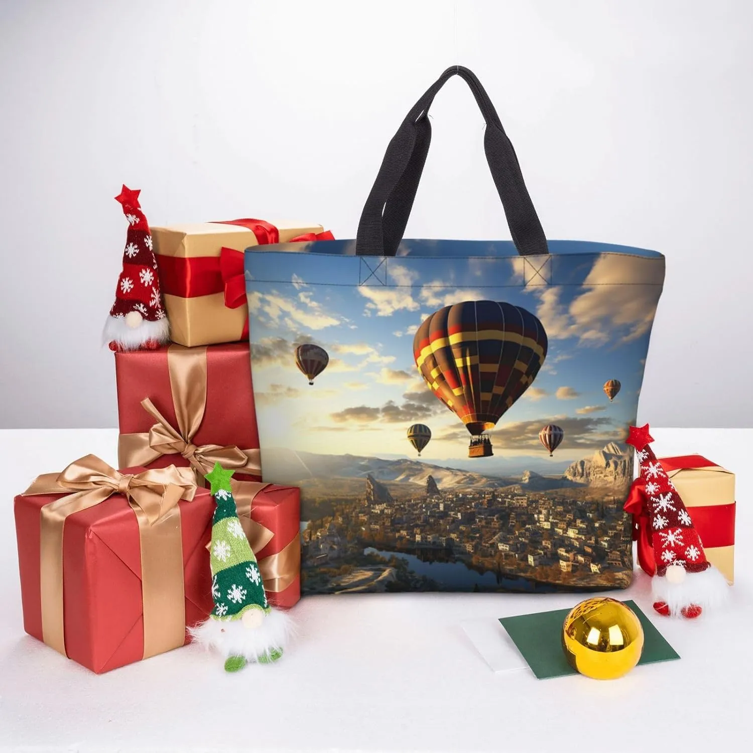 Tote Bag for Women Grocery Bag Reusable Shopping Bag Traditional pattern Handbag Foldable Shoulder Bag