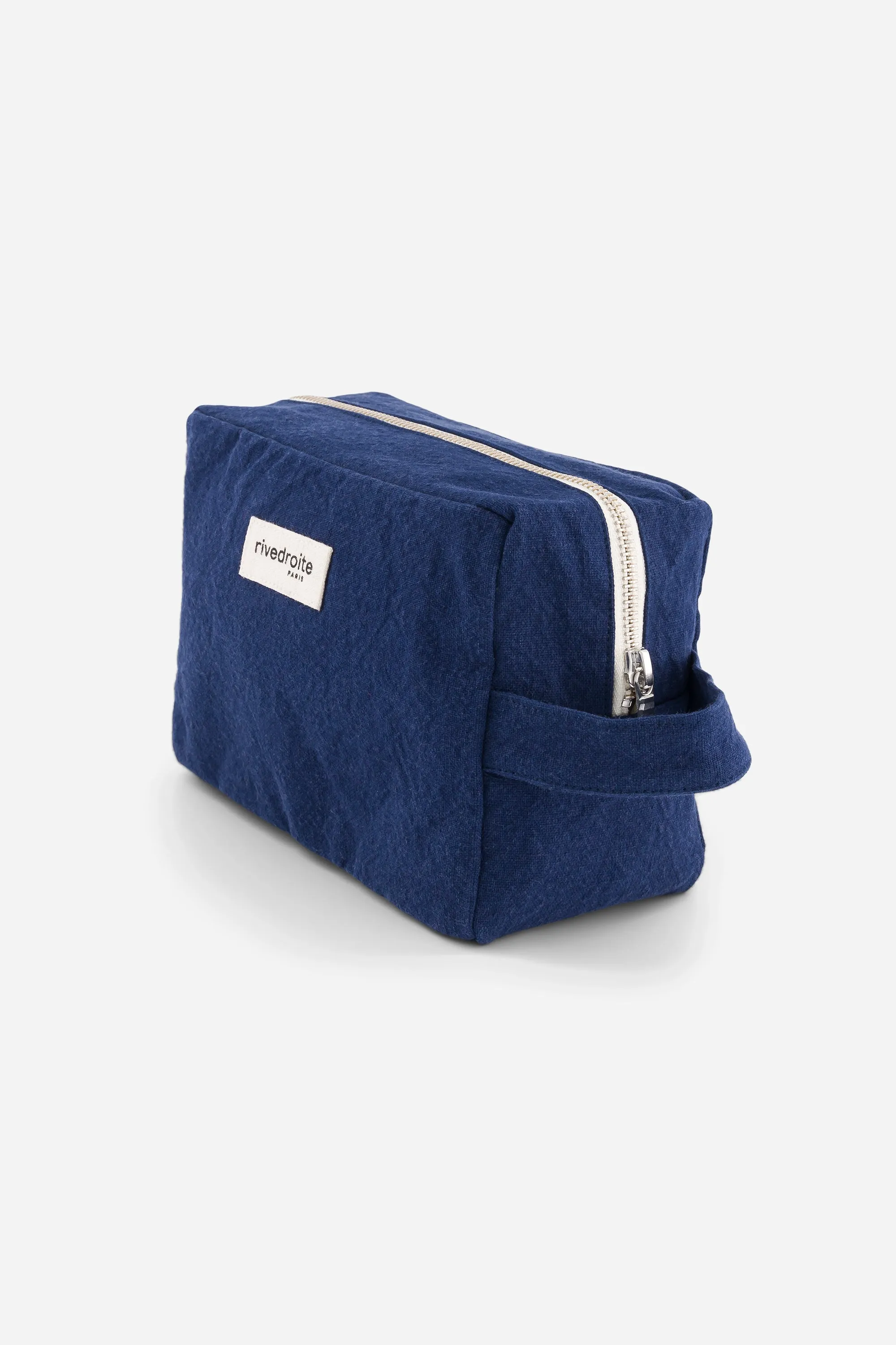 Tournelles the XL pouch - Recycled cotton Midnight Blue