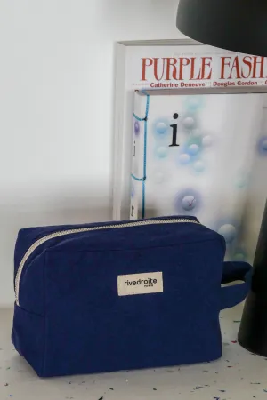 Tournelles the XL pouch - Recycled cotton Midnight Blue