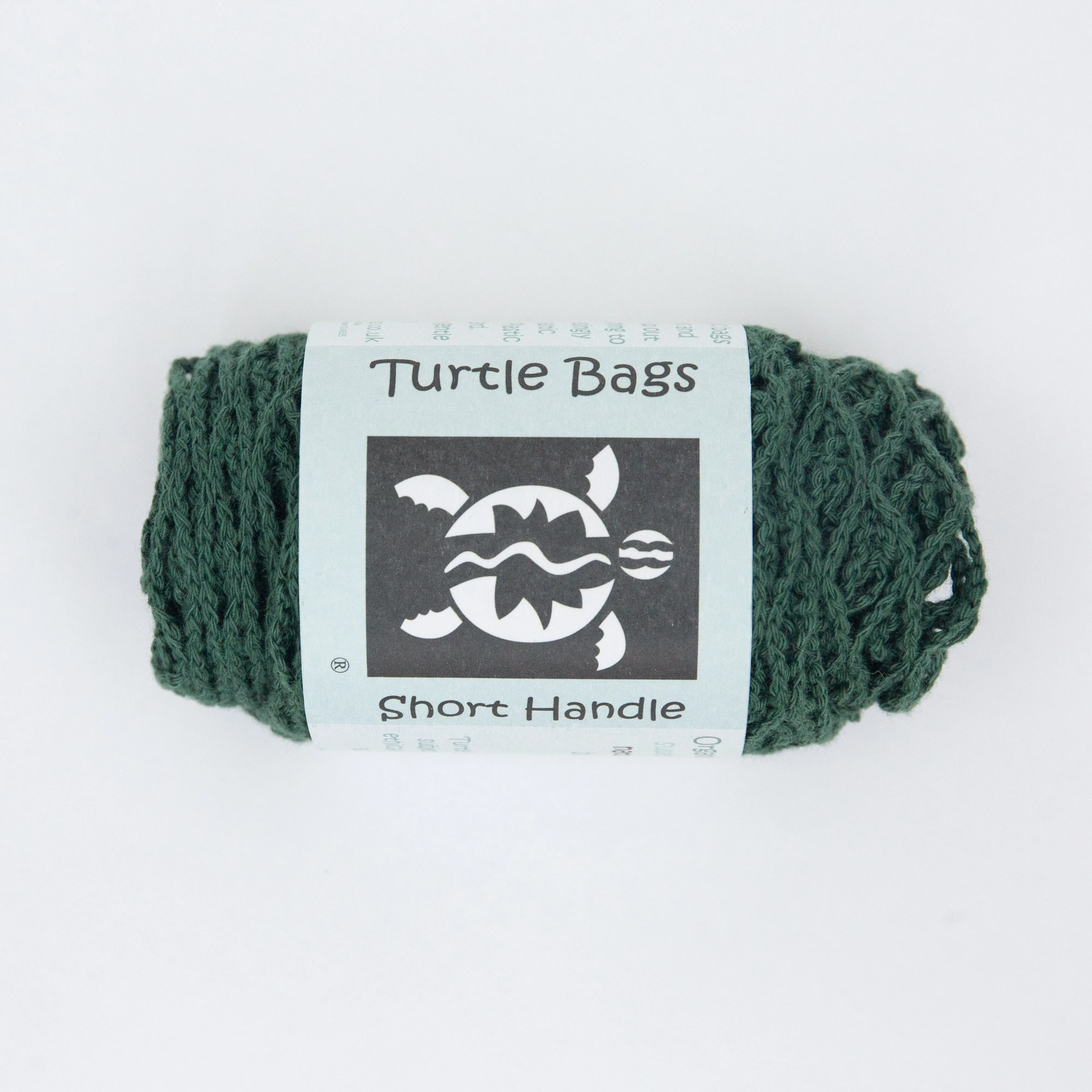 Turtle Bags Short Handled String Bag - Bottle Green