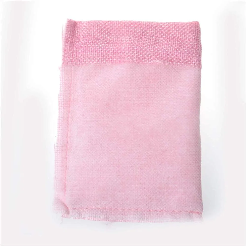 Tvoip 30Pack Burlap Bags with Drawstring Gift Bags Jewelry Pouch for Wedding Party and DIY Craft (Pink, 4 x 5.5 Inch)
