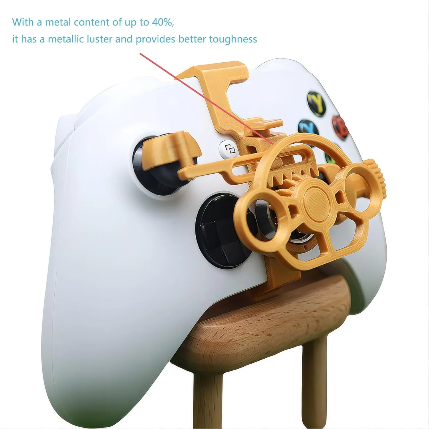 TXW Game Controller Mini Steering Wheel for Xbox Accessory for XboxSeries X/S Racing Video Game,Game Joystick Racing Games Controller (Blue)