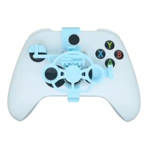 TXW Game Controller Mini Steering Wheel for Xbox Accessory for XboxSeries X/S Racing Video Game,Game Joystick Racing Games Controller (Blue)