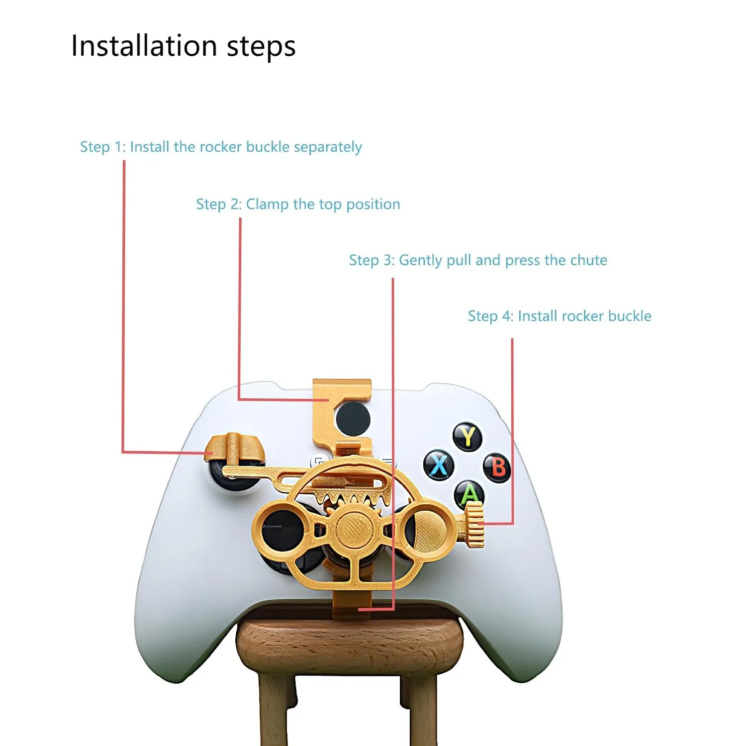 TXW Game Controller Mini Steering Wheel for Xbox Accessory for XboxSeries X/S Racing Video Game,Game Joystick Racing Games Controller (Blue)