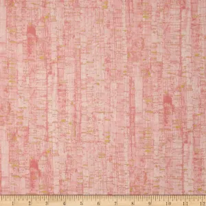Uncorked Blush Metallic Gold, Fabric by the Yard