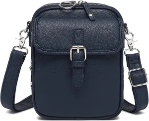 Urvashi Crossbody Leather Bag, Collaboraten1 Crossbody Leather Bag Anti Theft Small Crossbody Sling Bags for Women