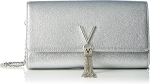 Valentino Silver Clutch Divina
