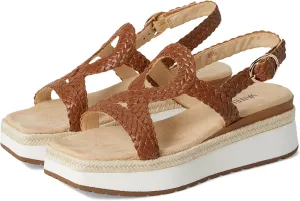 VANELi Womens Emalia Metallic Platform Casual Sandals Casual Low Heel 1-2" - Gold