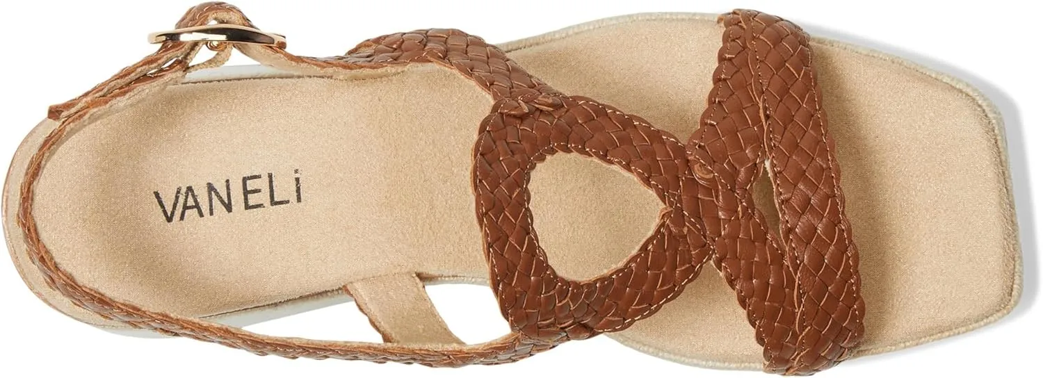 VANELi Womens Emalia Metallic Platform Casual Sandals Casual Low Heel 1-2" - Gold