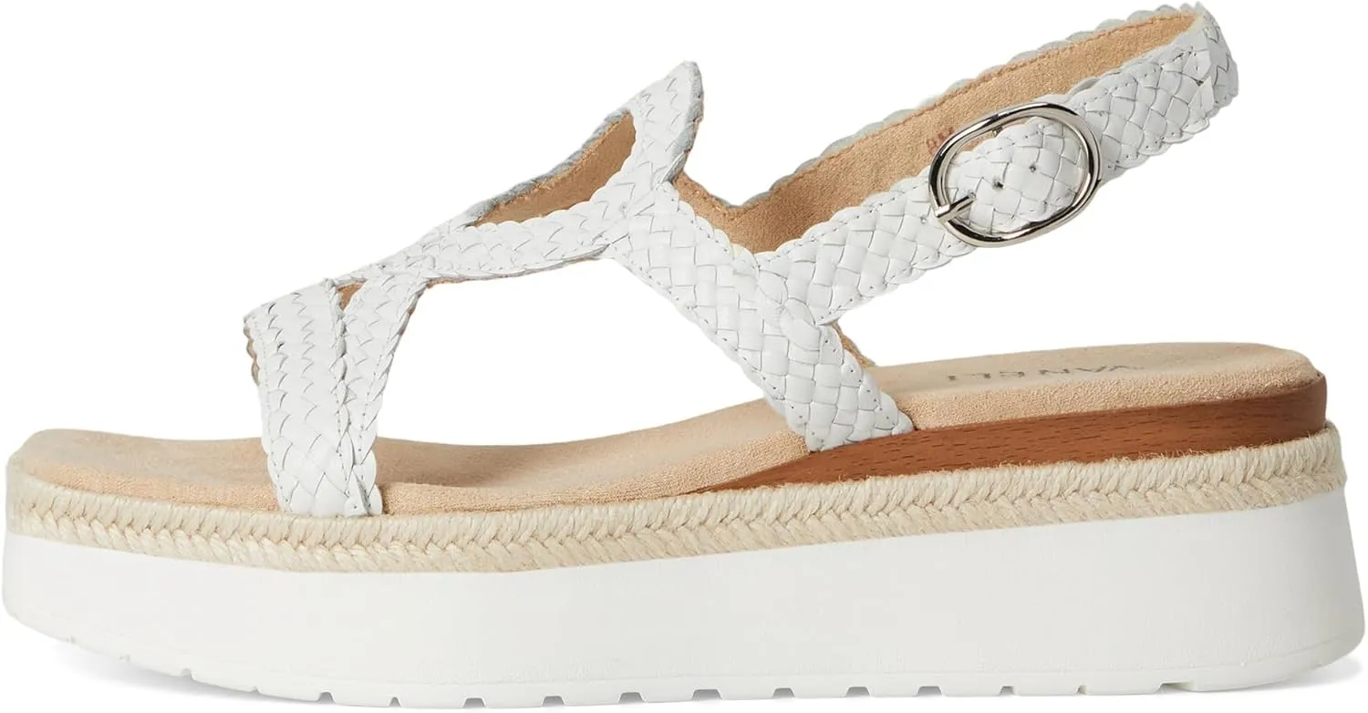 VANELi Womens Emalia Metallic Platform Casual Sandals Casual Low Heel 1-2" - Gold