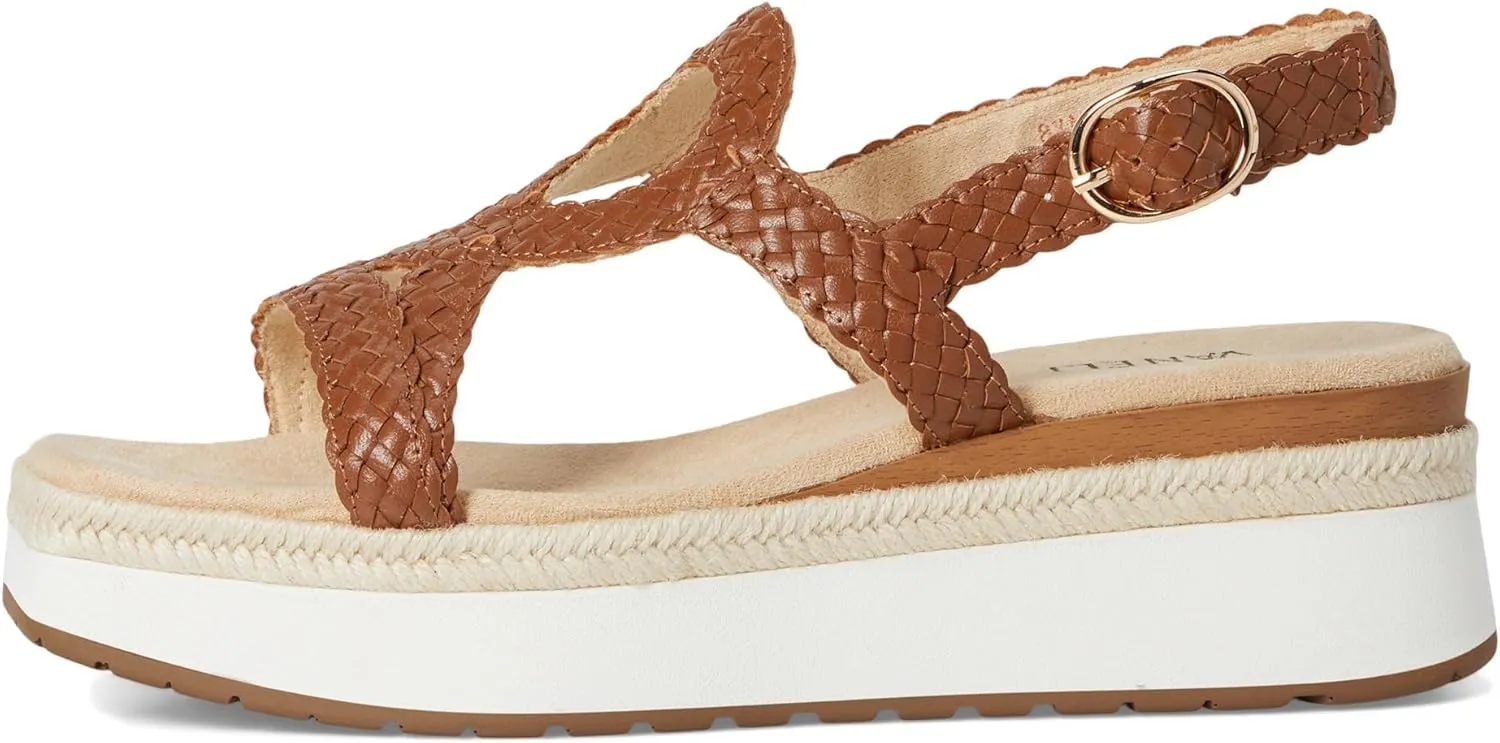 VANELi Womens Emalia Metallic Platform Casual Sandals Casual Low Heel 1-2" - Gold