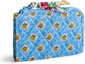 Vera Bradley Women's Premium Cotton Zip Card Pouch ID Case