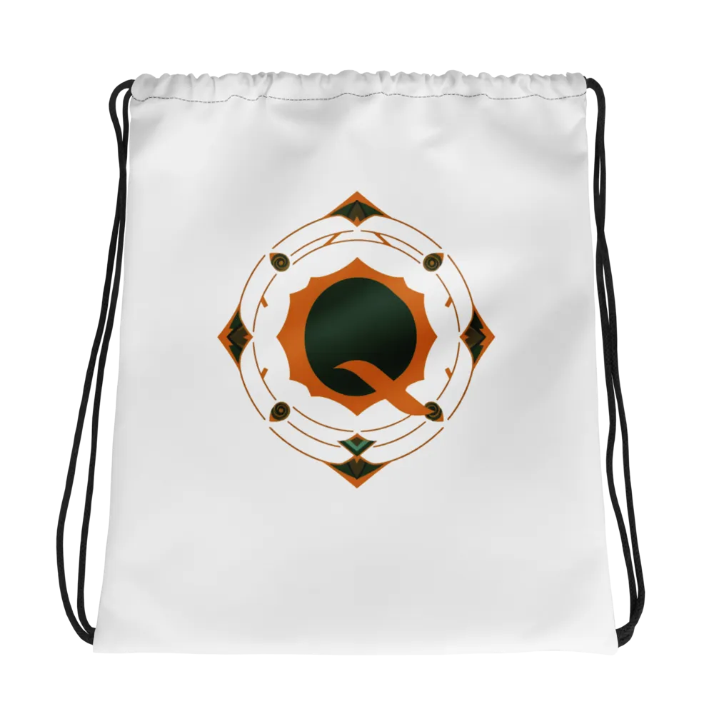 Vibrant Patterned Drawstring Bag