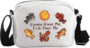 WCGXKO Valley Video Game Gift Gamer Crossbody Bag Video Gaming Lover Gift