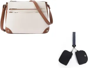 WESTBRONCO Crossbody Bags with Wristlet Keychain Wallets