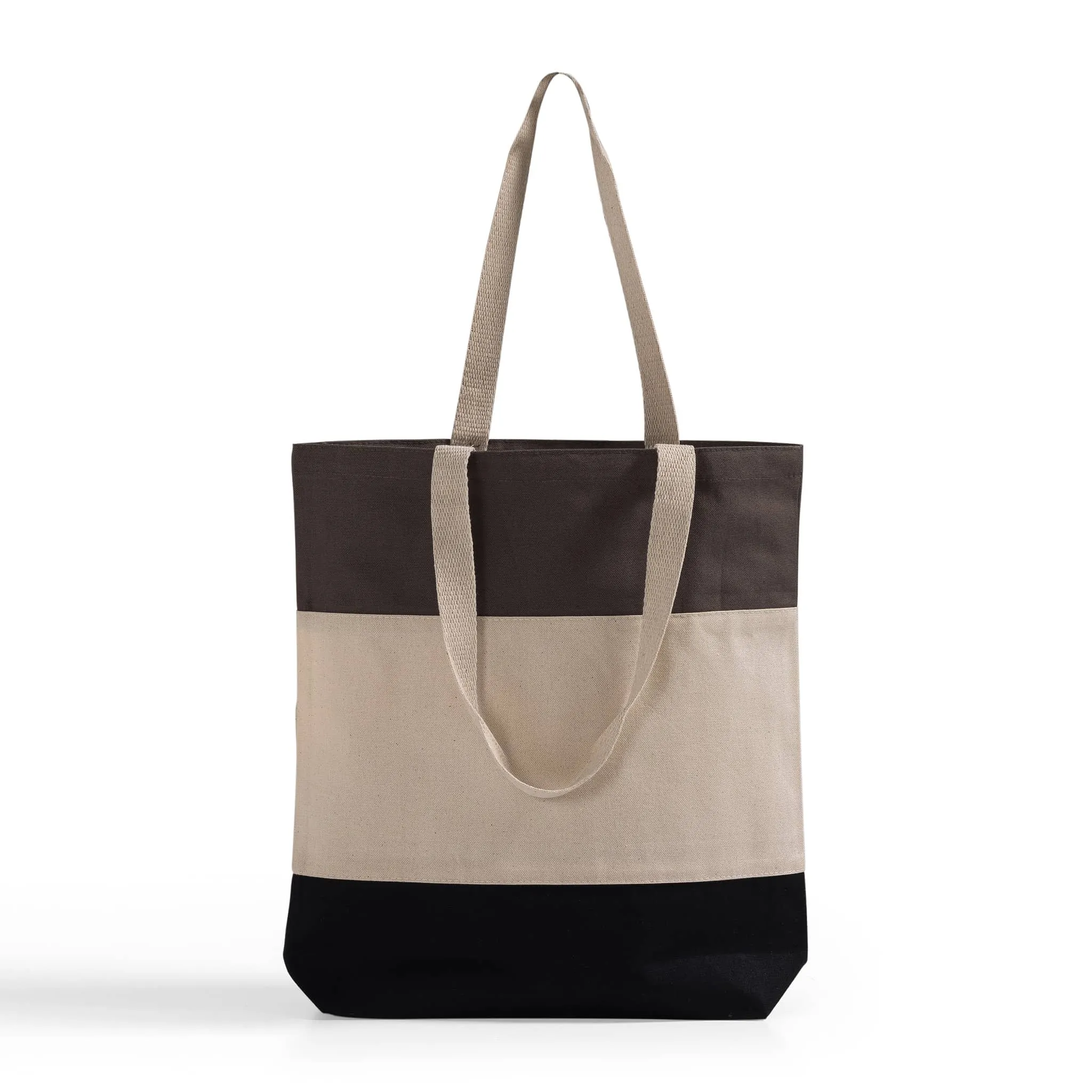 Wholesale Heavy Canvas Tote Bags Tri-Color