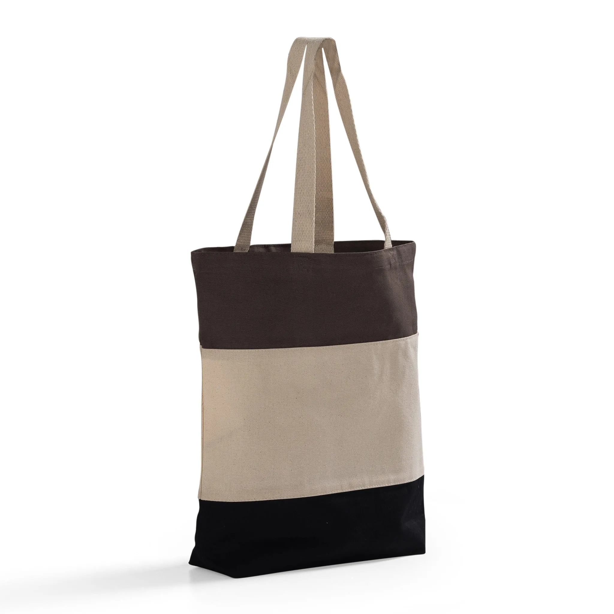 Wholesale Heavy Canvas Tote Bags Tri-Color