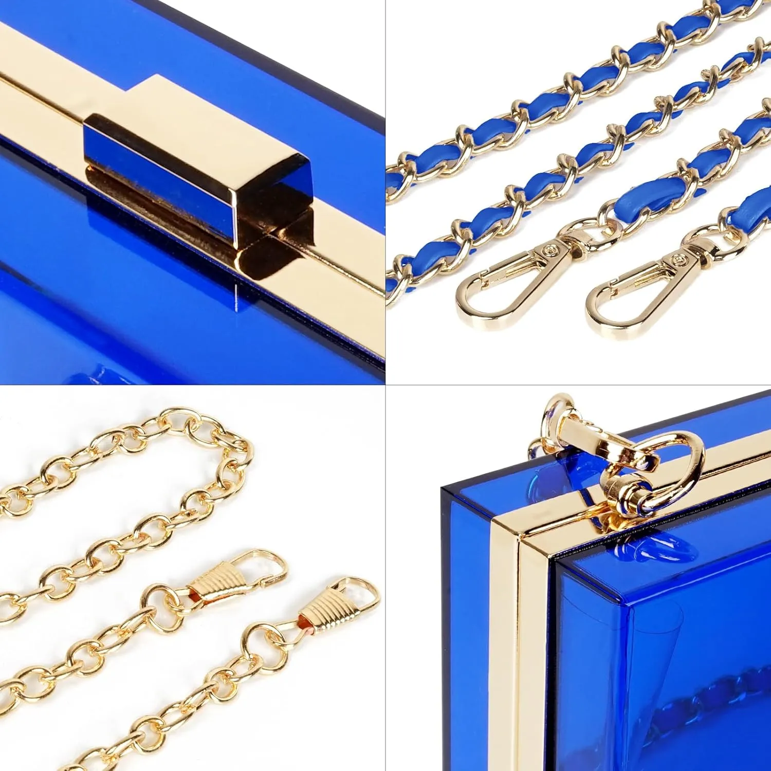 Women Purse Acrylic Clutch Bag, Evening Acrylic Clutch Bag, Crossbody Evening Bag, Shoulder Handbag