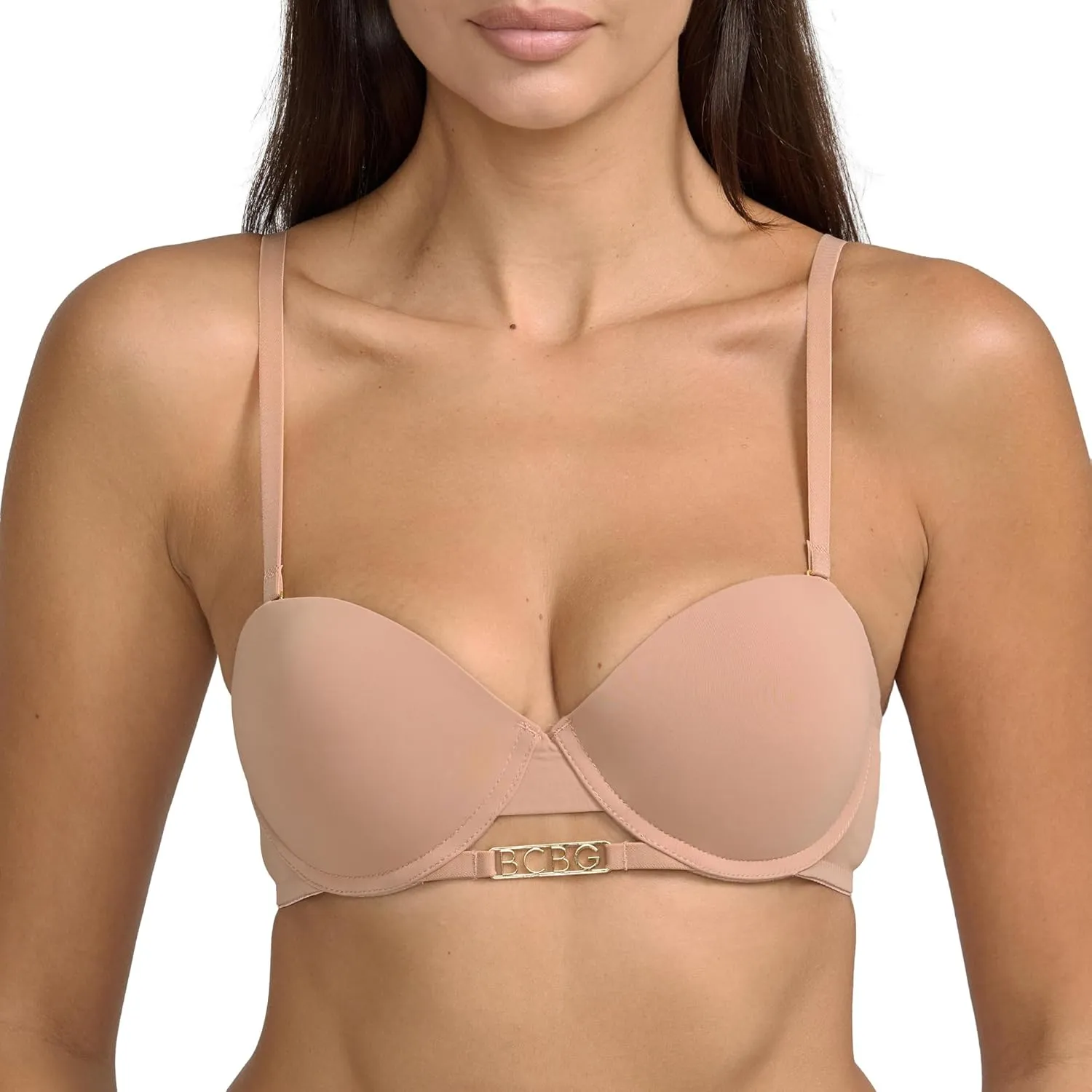 Women's 2-Pack Convertible Demi Cup Bras Multiway