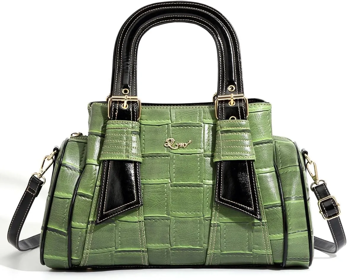 Women's Crocodile Pattern Handbag Set,woven leather for women Large Capacity Multi-layer 2024 new in crossbody bags