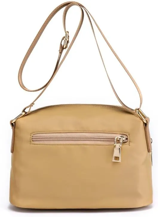 Women's Crossbody Handbags Nylon Crossbody Bags for Women Waterproof Shoulder Bag Travel Size Satchel Bags Hobo Handbag Khaki