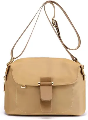 Women's Crossbody Handbags Nylon Crossbody Bags for Women Waterproof Shoulder Bag Travel Size Satchel Bags Hobo Handbag Khaki