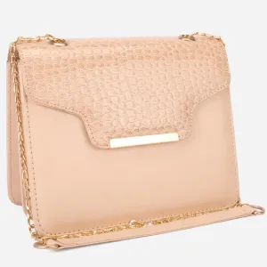 Womens "FERRA" Textured Suede Handbag
