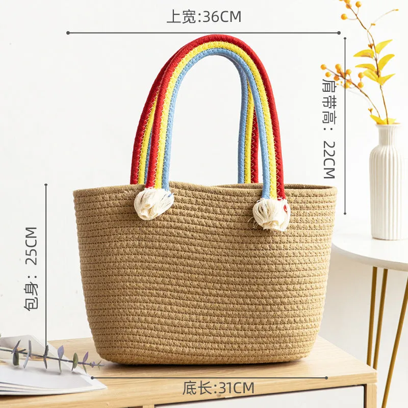 Women's Rattan Woven Bag