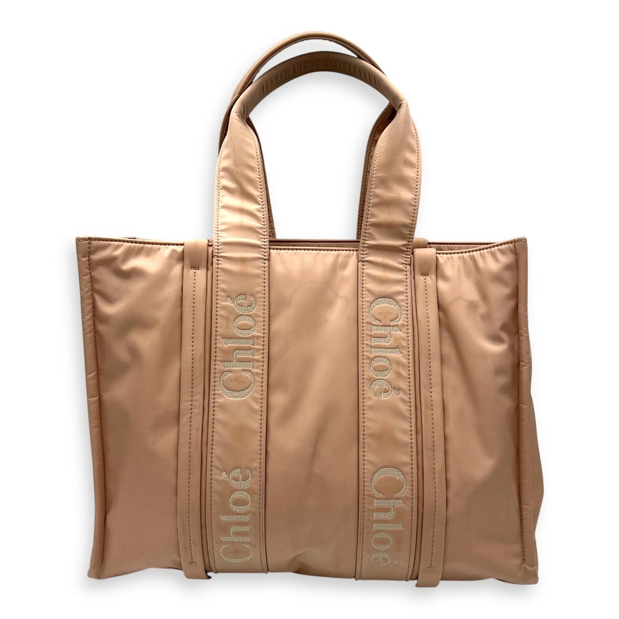 Woody Tote Bag Orange in Nylon
