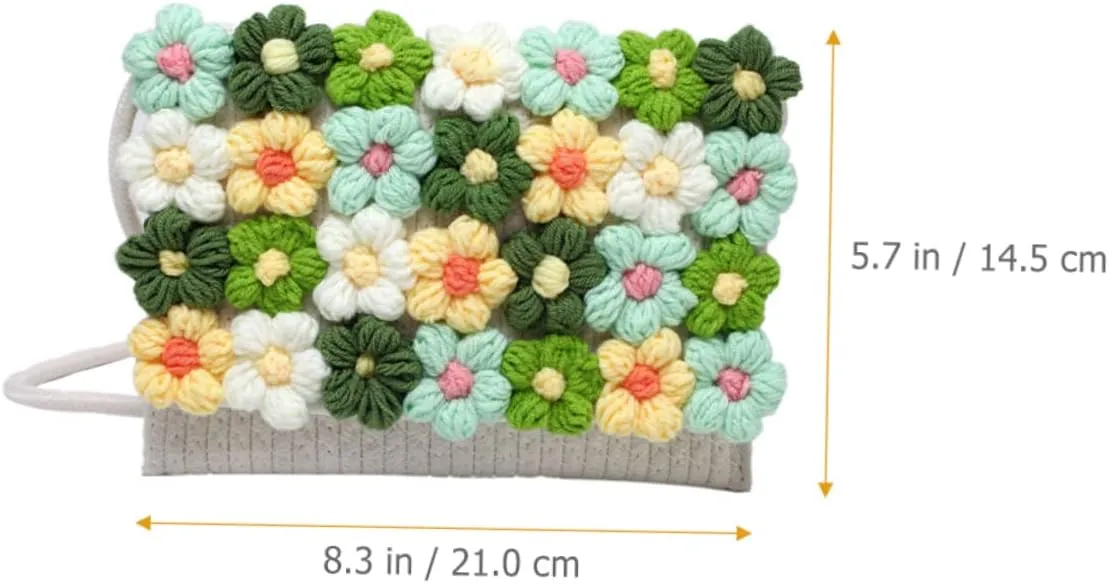 Woolen Bag Crossbody Shoulder Tote Bag for Women Women’s Wallet Rattan Handbag Women Tote Woven