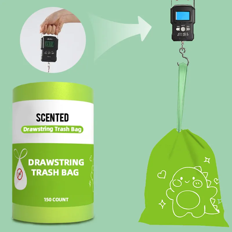 Wormwood Scent Drawstring Trash Bag - 150 Count